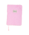 Pluche notitieboek roze