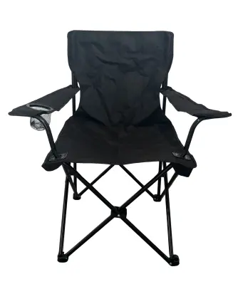 Campingstoel met bekerhouder