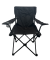 Campingstoel met bekerhouder zwart