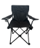 Campingstoel met bekerhouder zwart