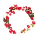Guirnalda de flores artificiales con rosas