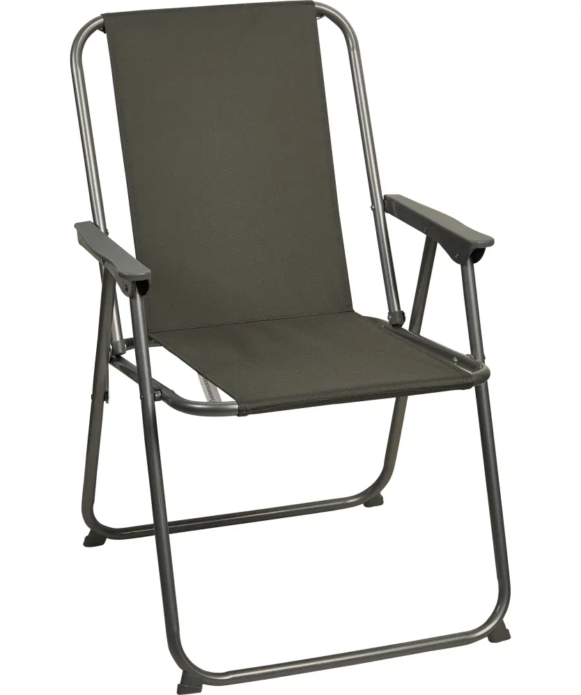 Klappstuhl Camping, grau melange
