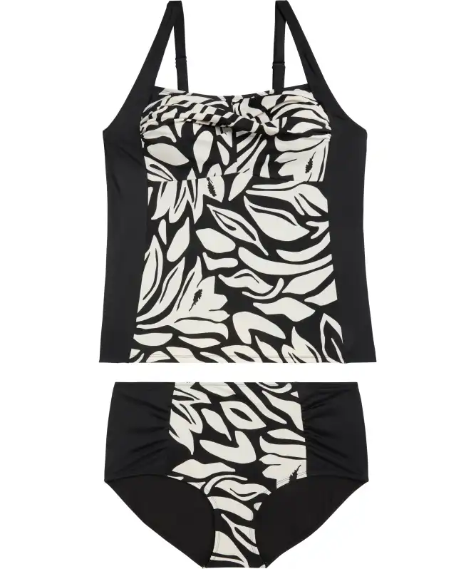 Tankini mit Raffungen