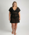 Tunika plażowa czarny