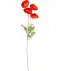 Kunstblume Mohn rot