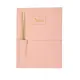 Cuaderno con bolígrafo