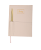 Notizbuch mit Stift Beige