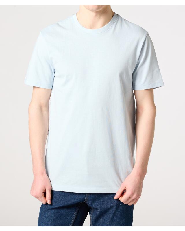 T-shirt basique homme, bleu clair (KiK Basic T-Shirt (hellblau)) — KiK, produit allemand authentique au Maroc