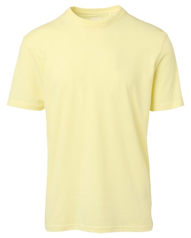 T-shirt basique homme, jaune (KiK Basic T-Shirt (gelb)) — KiK, produit allemand authentique au Maroc
