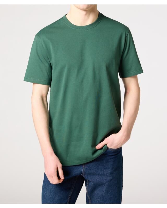 تيشيرت أساسي للرجال، أخضر غامق (KiK Basic T-Shirt (dunkelgrün)) — KiK, منتج ألماني أصلي في المغرب