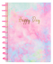 Notizbuch A4 mit Stickern Lila/Blau