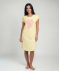 Bigshirt Slim-fit gelb