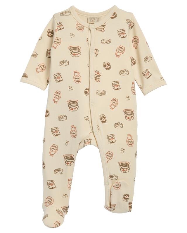 Newborn pancake pyjamas for boys, off-white — KiK, authentic German product in Morocco