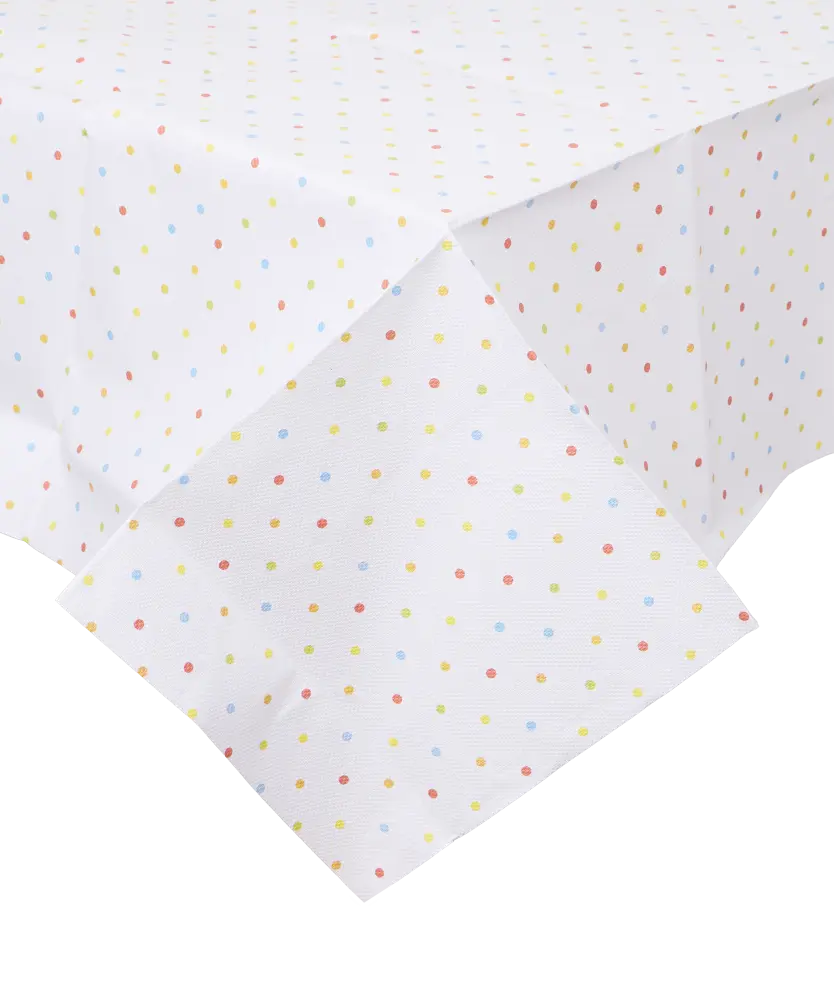 Papiertischdecke mit Beschichtung, bunt