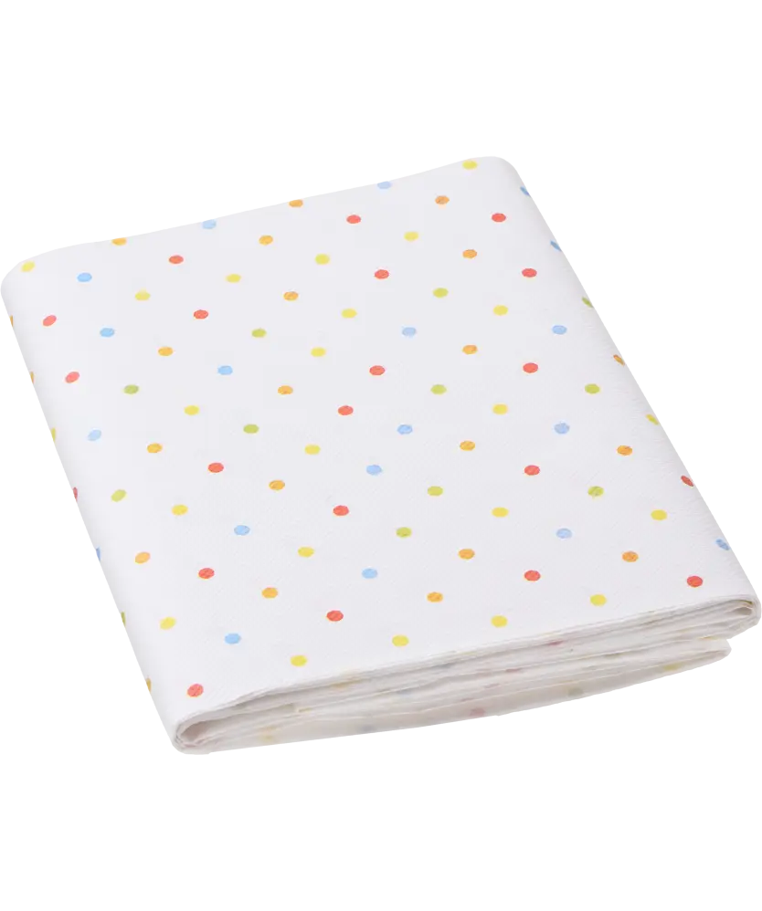 Papiertischdecke mit Beschichtung, bunt