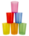 Mehrwegbecher mit Knicklicht bunt