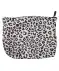 Kulturtasche mit Leoprint und Reißverschluss Leopardendruck