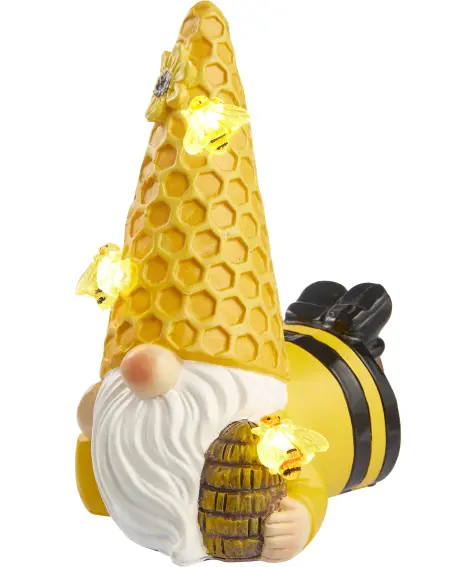 Solar-Gartenwichtel Biene