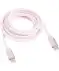Kabel ładujący USB-C do C różowy