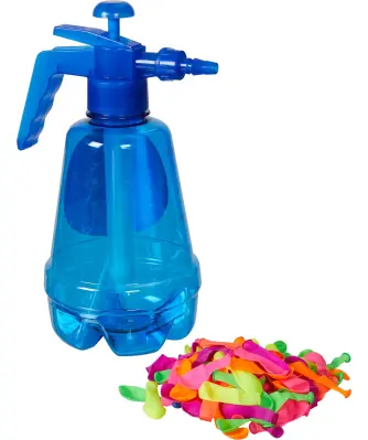 Wasserbombenpumpe mit 100 Wasserbomben