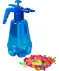 Wasserbombenpumpe mit 100 Wasserbomben blau