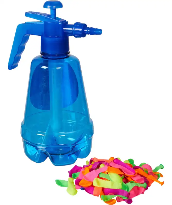 Wasserbombenpumpe mit 100 Wasserbomben