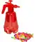 Wasserbombenpumpe mit 100 Wasserbomben rot