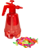 Wasserbombenpumpe mit 100 Wasserbomben rot