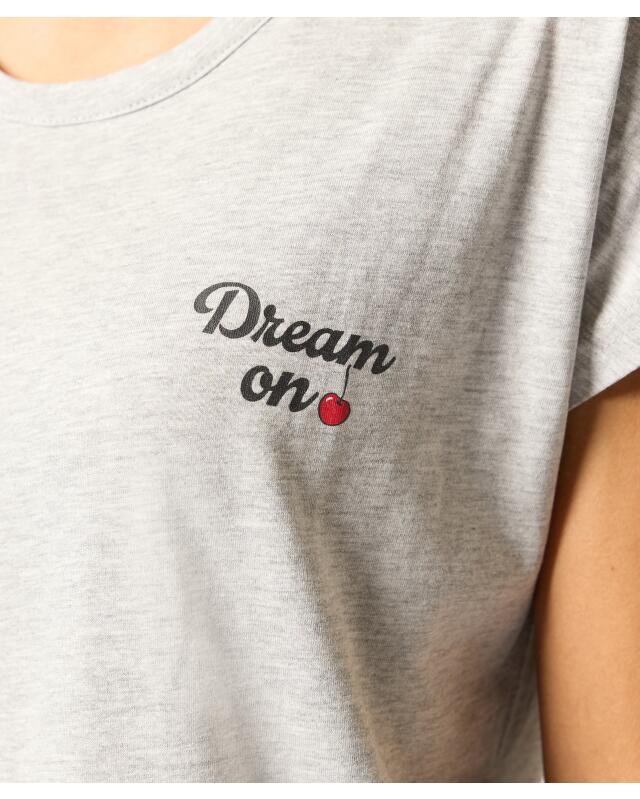Pyjama court femme, gris chiné (KiK Kurzer Pyjama (grau melange)) — KiK, produit allemand authentique au Maroc