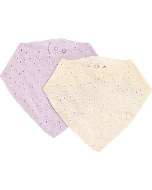 Foulards triangulaires bébé fille, lilas (KiK Halstücher in Dreiecksform (flieder)) — KiK, produit allemand authentique au Maroc