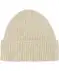 Dzianinowa czapka kolor naturalny