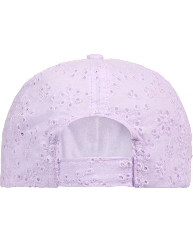 Casquette à motif ajouré bébé fille, lilas (KiK Kappe mit Lochmuster (flieder)) — KiK, produit allemand authentique au Maroc