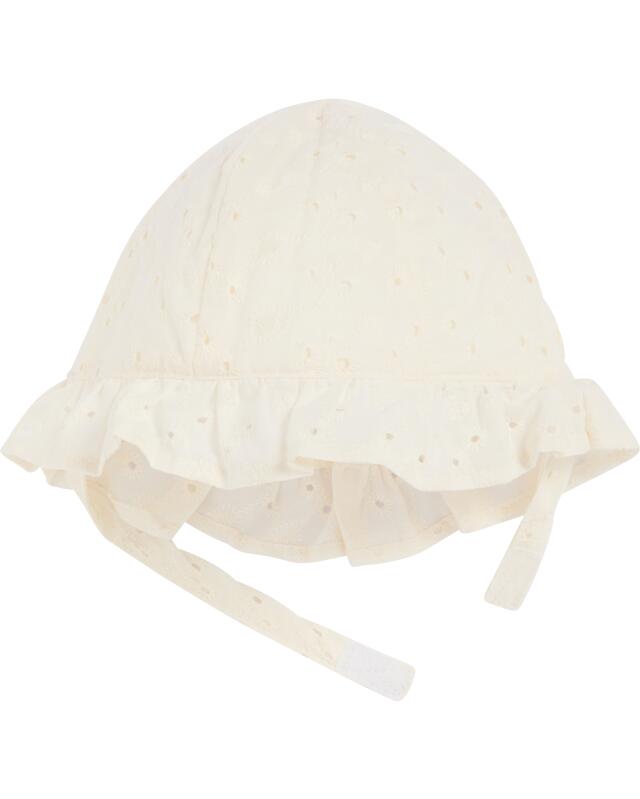 Bonnet à scratch bébé fille, blanc cassé — KiK, produit allemand authentique au Maroc