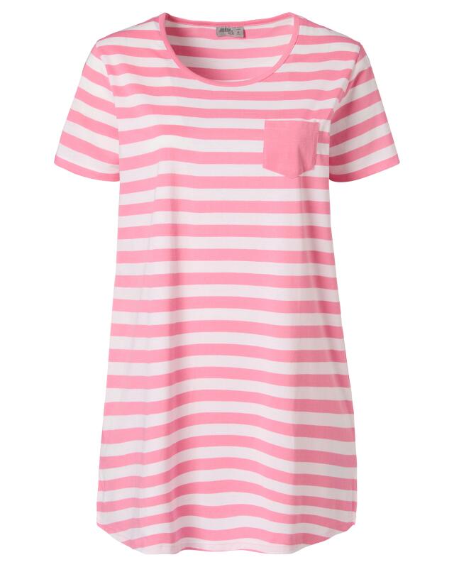 Nightshirt with chest pocket for women, hot pink (KiK Bigshirt mit Brusttasche (pink)) — KiK, authentic German product in Morocco