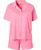 Krátká pyžama světle růžová