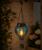 Solarleuchte Heißluftballon blau