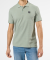 Poloshirt mit Aufnäher hellgrün