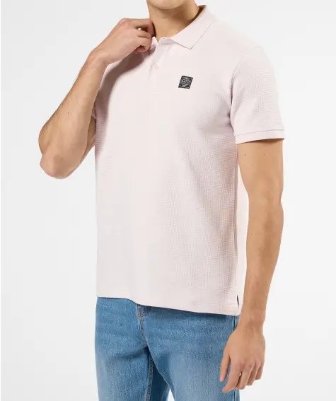 Koszulka polo z naszywką