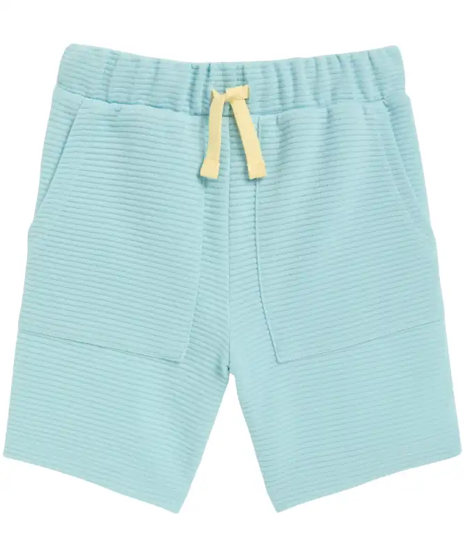 Kinder short met structuurpatroon