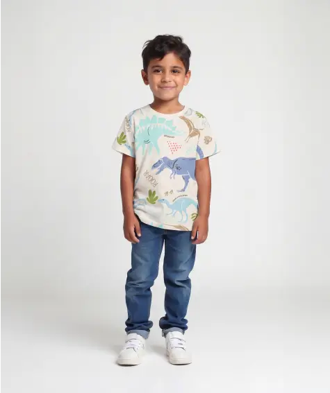 T-shirt met dinosaurussen
