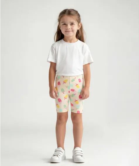 Radlerhosen mit Speiseeismuster