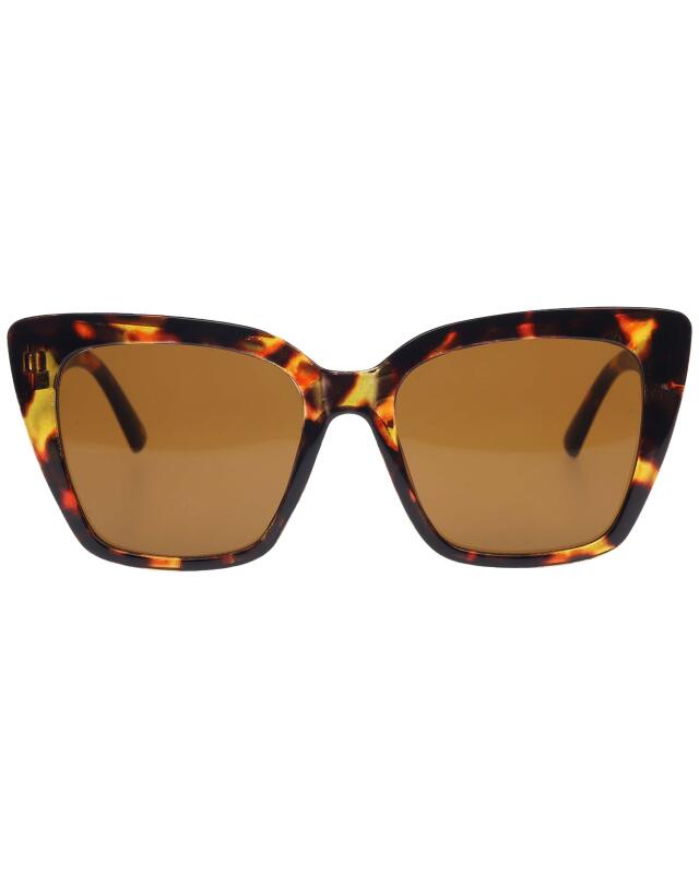 Sunglasses for women, light brown printed — KiK, authentic German product in Morocco