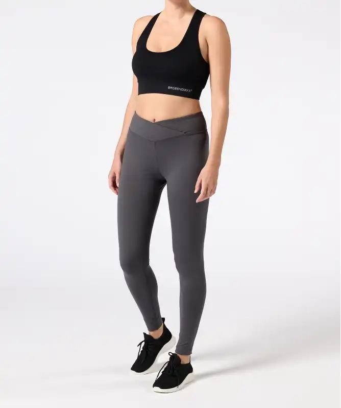 Donkergrijze sportlegging