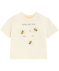 T-Shirt mit Bienen offwhite