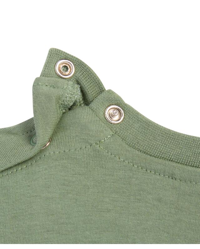 T-shirt with lion print and appliqué for baby boys, light khaki (KiK T-Shirt mit Löwenprint und Applikation (hellkhaki)) — KiK, authentic German product in Morocco