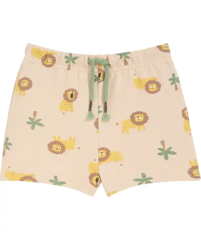 Baby sweatshorts met leeuwen
