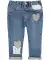 Baby jeans met hartjes licht denimblauw