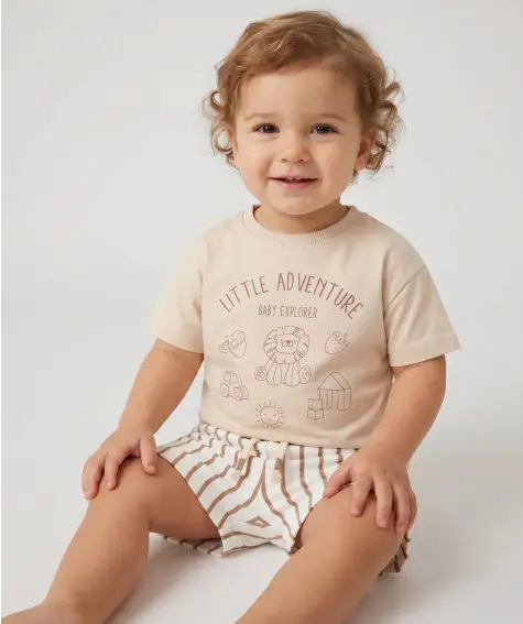 Baby T-shirt + shortset