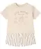 Baby T-shirt + shortset naturel