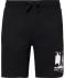 Sweatshorts in Bermudalänge schwarz